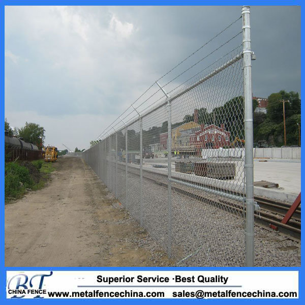 PVC Coated Security Wire Mesh Chain Link Fence