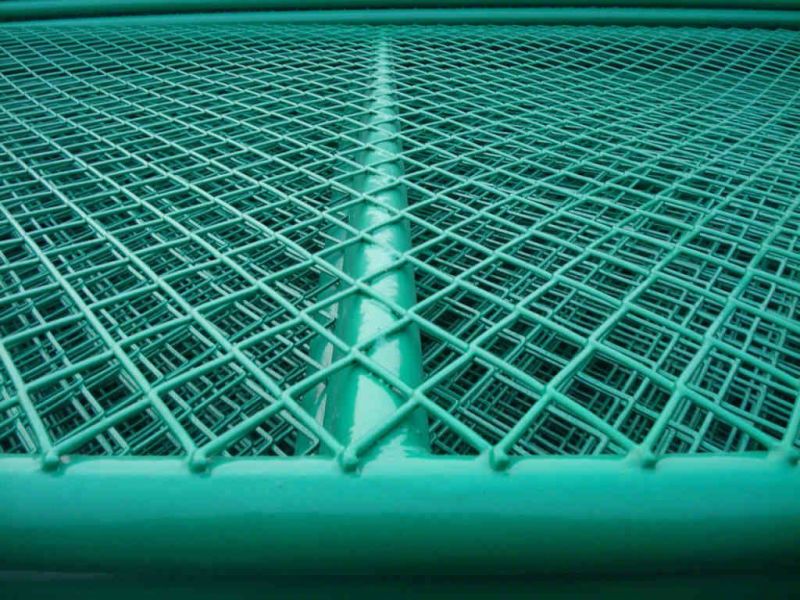 PVC Coated Welded Wire Mesh Fence Double Wire Mesh Fence