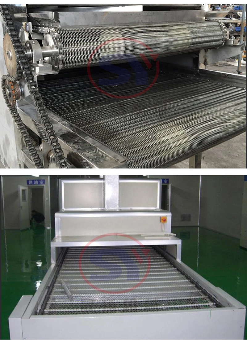 Variable Speed Flat Mesh Belt Conveyor Equipment Metal Grid Conveying Transmission