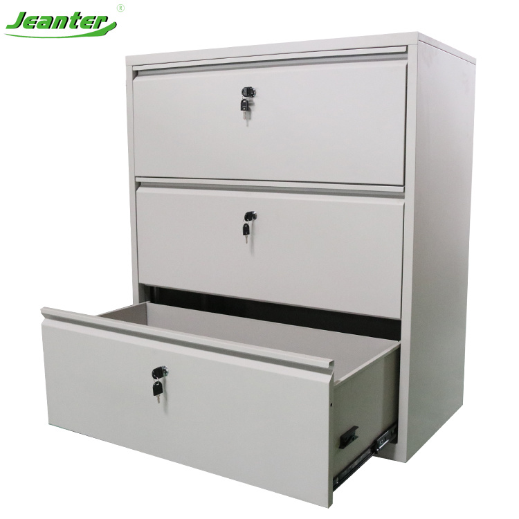 3 Drawer File Storage Office Filing Cabinet