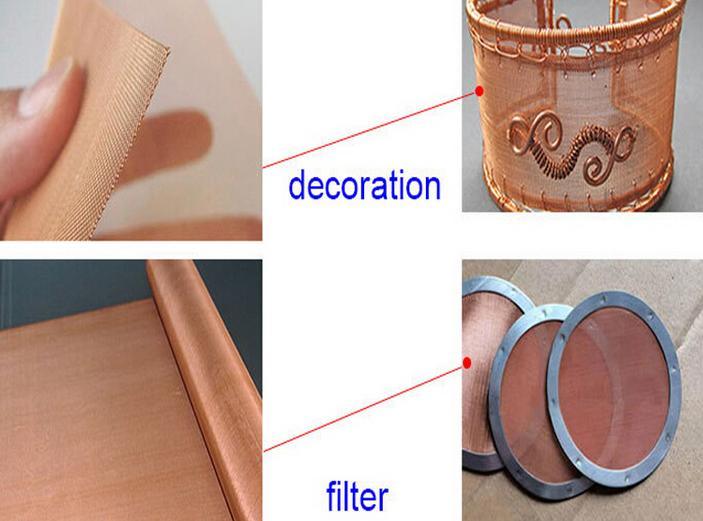 Made in China Copper Woven Wire Mesh