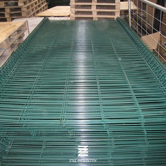 PVC Coated 3D Welded Wire Fence Panel