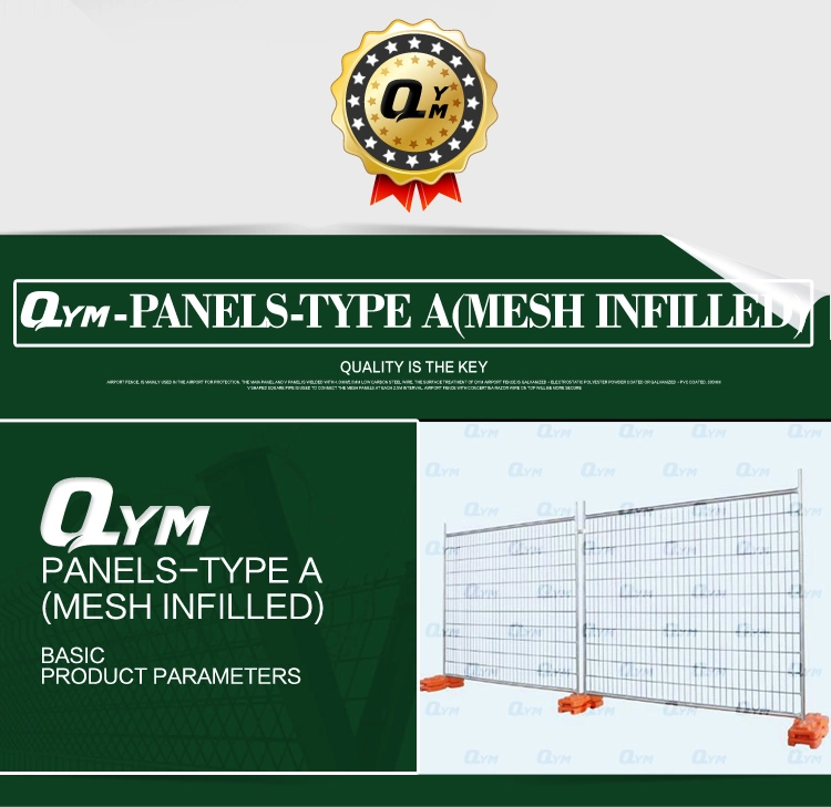 Temporary Wire Mesh Fence/Chain Link Welded Mesh Standard Panel Fence