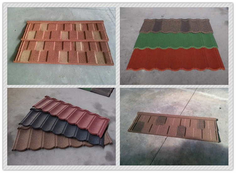 High Quality Stone Coated Metal Roofing Tile Colorful Stone Coated Roofing Tile