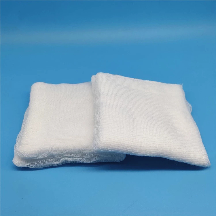 100% Cotton Medical Gauze Medical Sterile Paraffin Gauze Absorbent Medical Surgical Bleached Pillow Zigzag Gauze Pieces