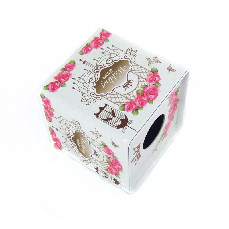 High Quality Chinese Factory Square Metal Tissue Box