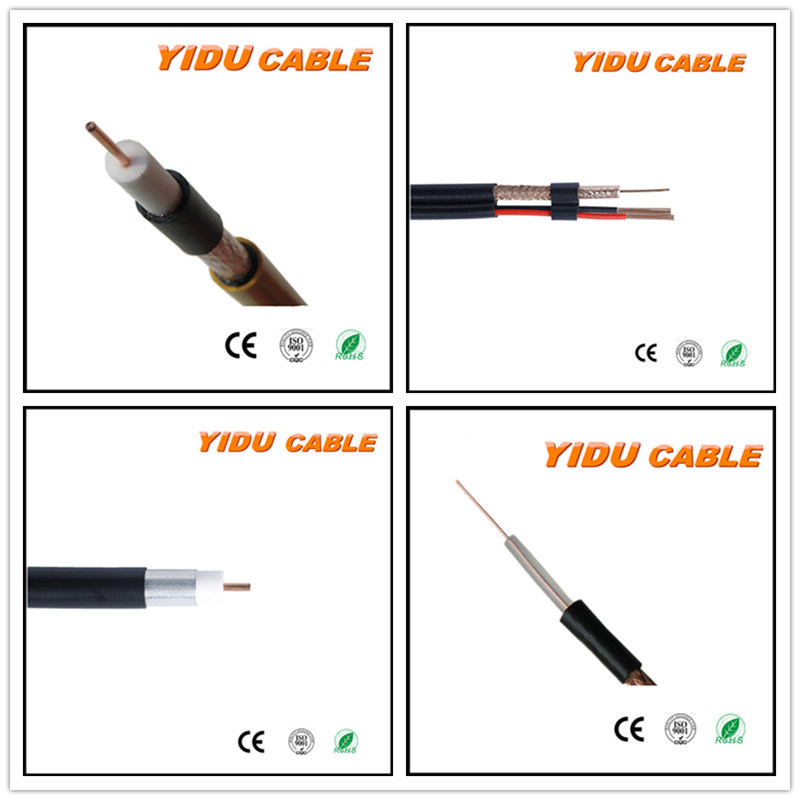CATV Rg6u Video Cable RG6 32/48/64/96/112/128 Mesh Braiding