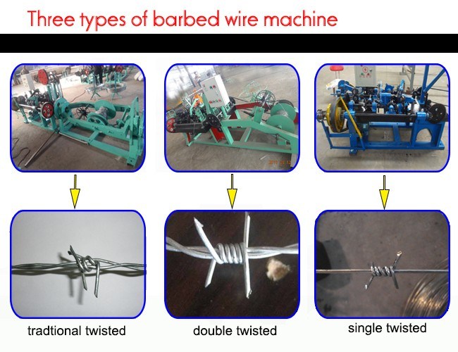 Barbed Wire Fence Use Barbed Wires Making Machine