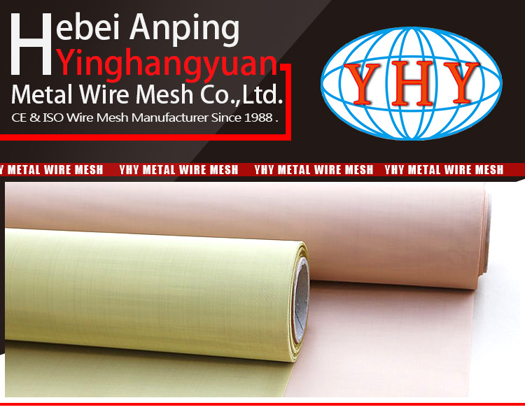 Copper Fine Micro Screen Woven Wire Mesh