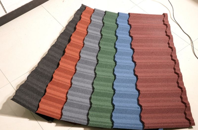 Color Steel Plate Stone Coated Metal Roofing Tile
