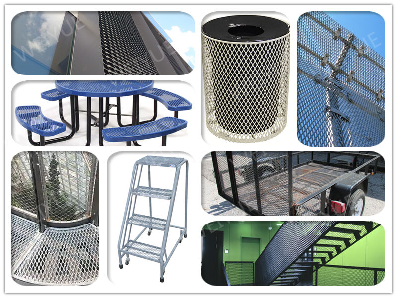 PVC Coated Galvanized Expanded Metal Mesh/ Steel Mine Screen