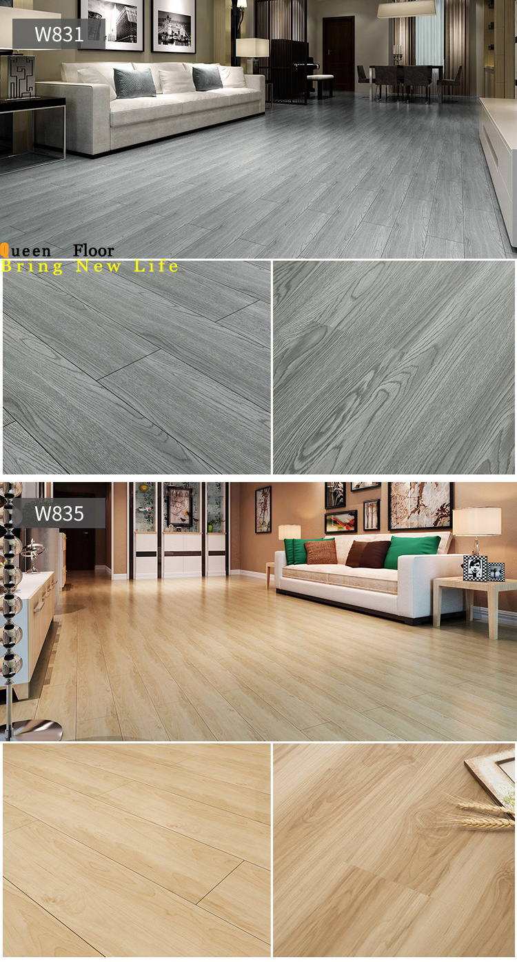 Laminate/Laminated Flooring China Supply Wood Grain PVC Flooring Plank Plastic PVC/Spc/Vinyl Flooring