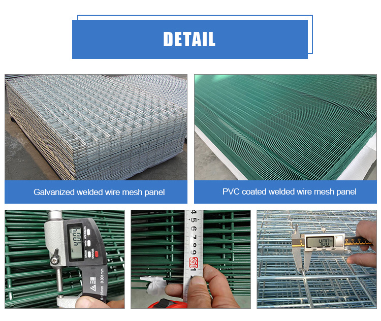 3X3 Galvanized Cattle Welded Wire Mesh Panel Fence