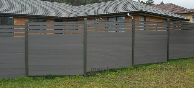 Modern Garden Composite Wood Fence in Particular Lattice Style