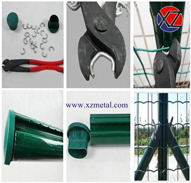 50*100mm Green PVC Coated Dutch Wire Mesh Fence