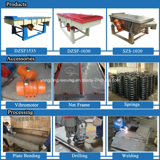 Fine Wire Mesh Linear Vibrating Sieve Shaker for Rice
