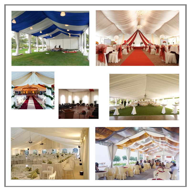 Outdoor Luxury Wedding Tents 10X50m Party Tents for 300people