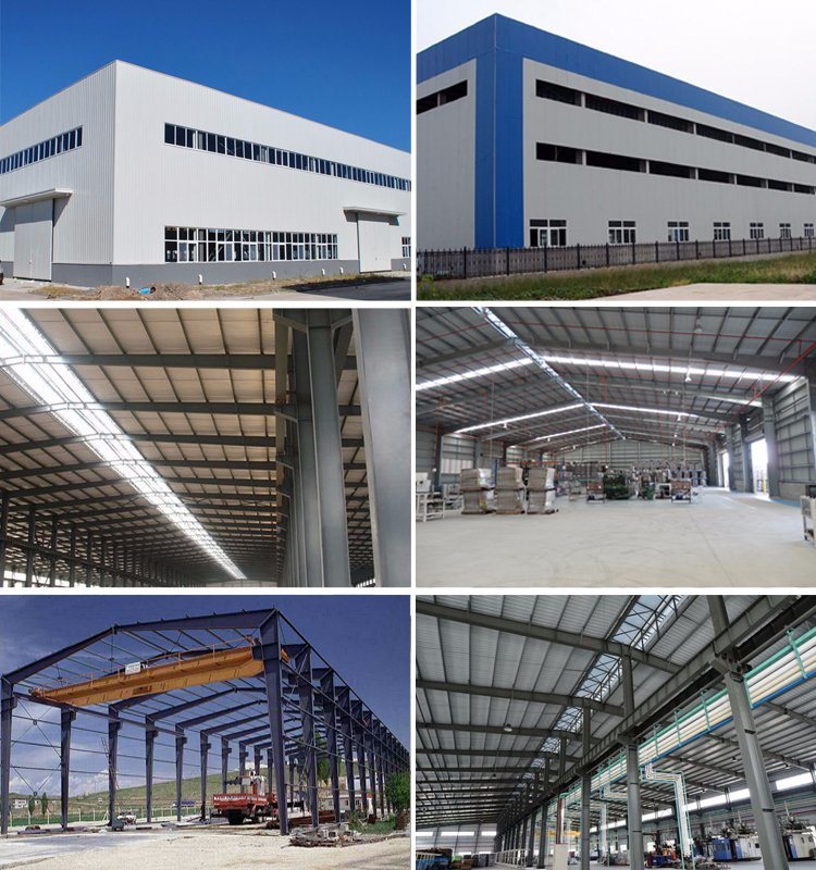 China Steel Structure Prefab Certificated Metal Frame Tire Workshop