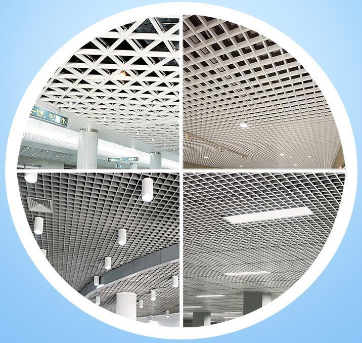 Strict Quality Control Aluminum Open Cell Ceiling Metal Grill Ceiling for Stores