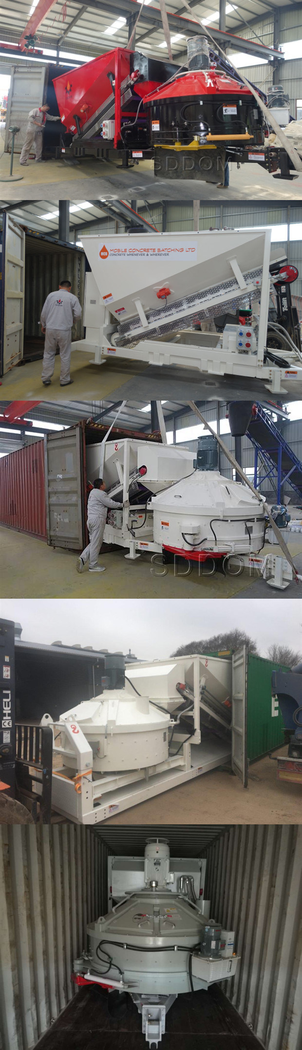 Wet Mix Used Mobile Concrete Batching Mixing Plant for Sale