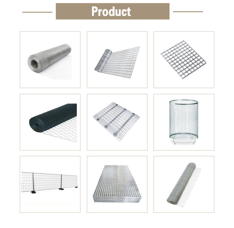 Galvanized Welded Fencing Net Iron Wire Mesh Crimped Wire Mesh