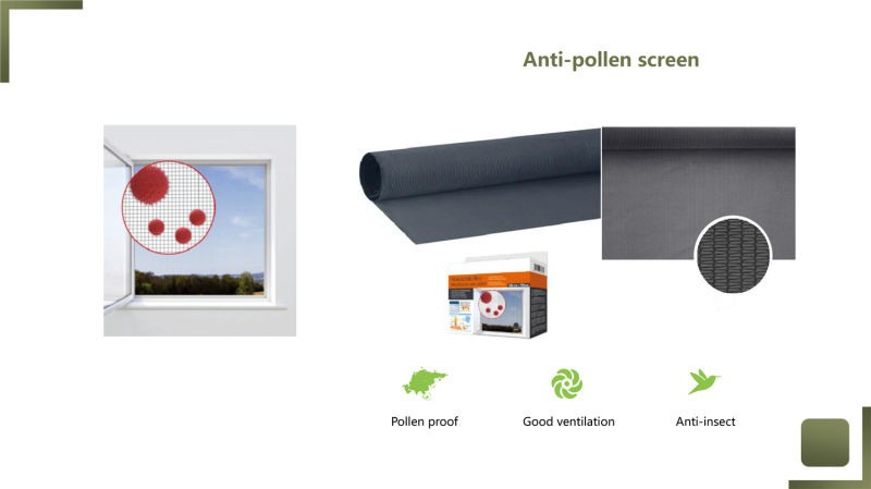 Window Screen Mesh Anti-Pollen Screen Mesh for Clean Air