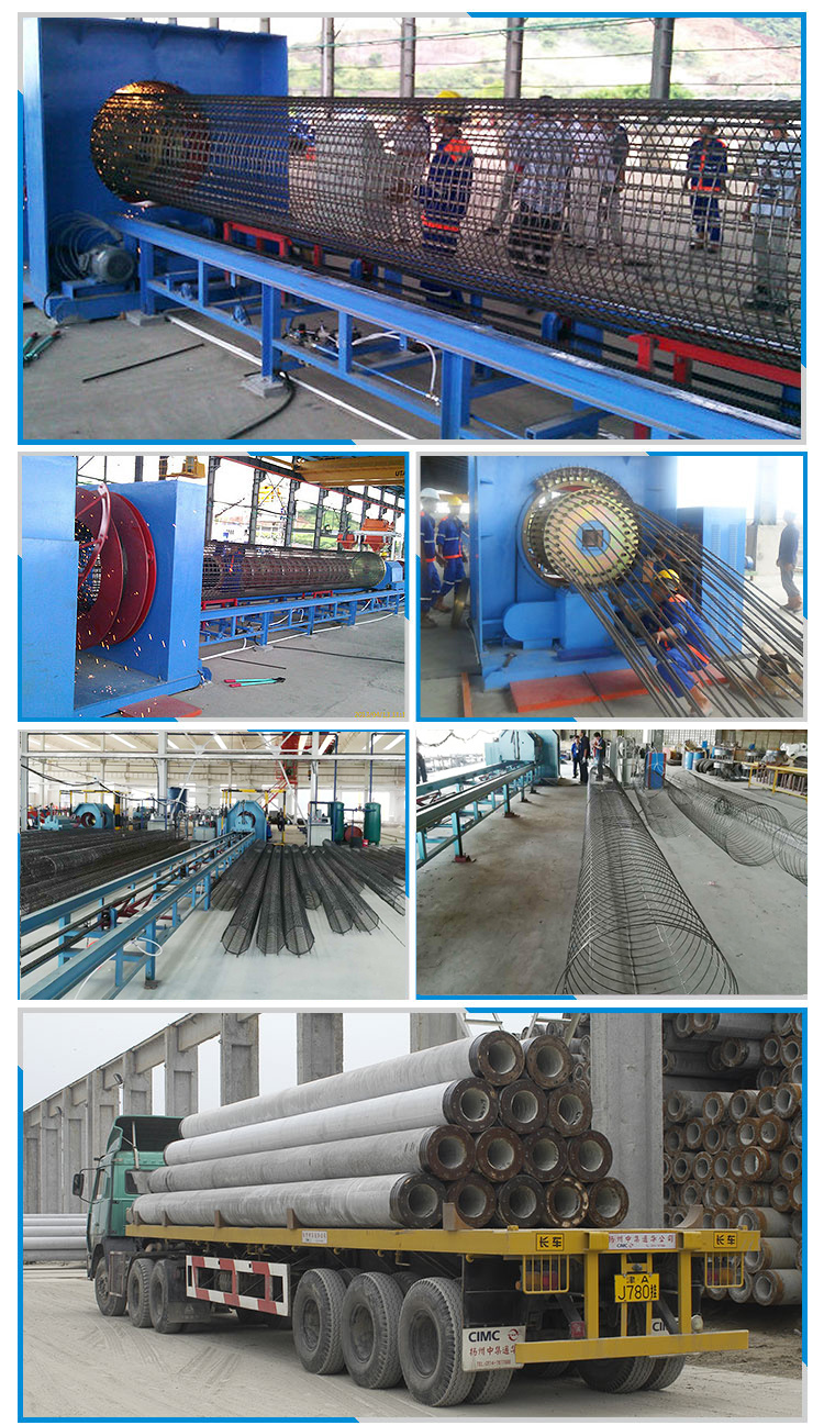 Reinforced Concrete Steel Wire Cage Welding Machine for Spun Pile