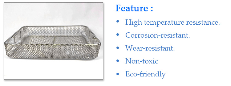 Surgical Instruments Stainless Steel Wire Mesh Trays