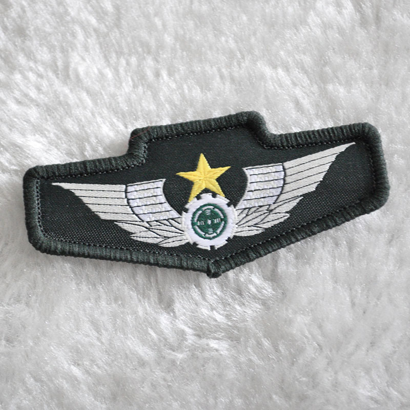 High Quality Woven Patch Shoulder Badge for Garment/Clothing/Apparel