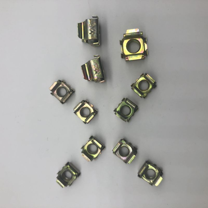 Stainless Steel Spring Lock Cage Nut for Network Cabinets