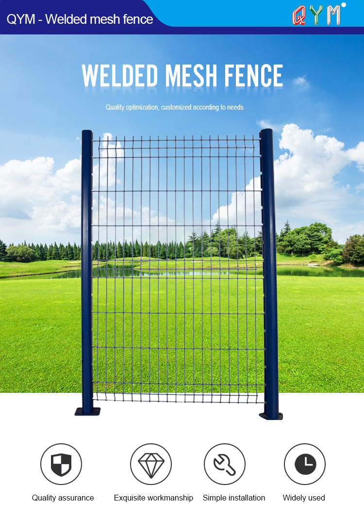 Perimeter Fencing/ Green Vinyl Coated Welded Wire Mesh Fence