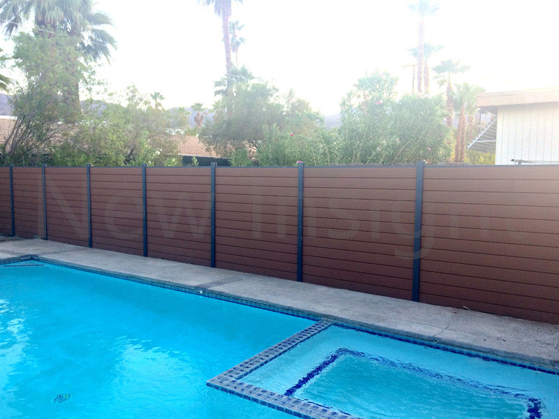 100% Recycled WPC Wood Plastic Composite Fence with Fast Delivery
