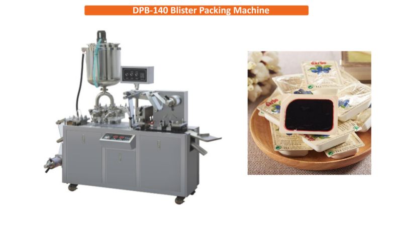 Dpp-140 Jam / Honey / Ketchup / Olive Oil Butter Blister Packing Machine