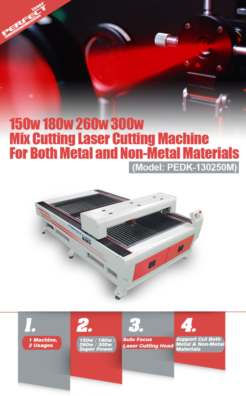 Metals Non Metals Multifunctional Mixed Laser Cutting Machine for Sale