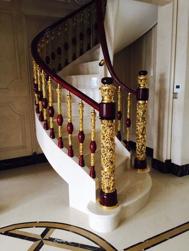 Reinforced Metal Staircase for Luxury Hotal Apartment Club