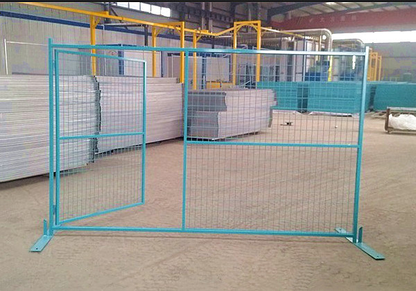 Easy Install Colorful Yellow Canada Temporary Fencing Welded Wire Mesh Temporary Fencing