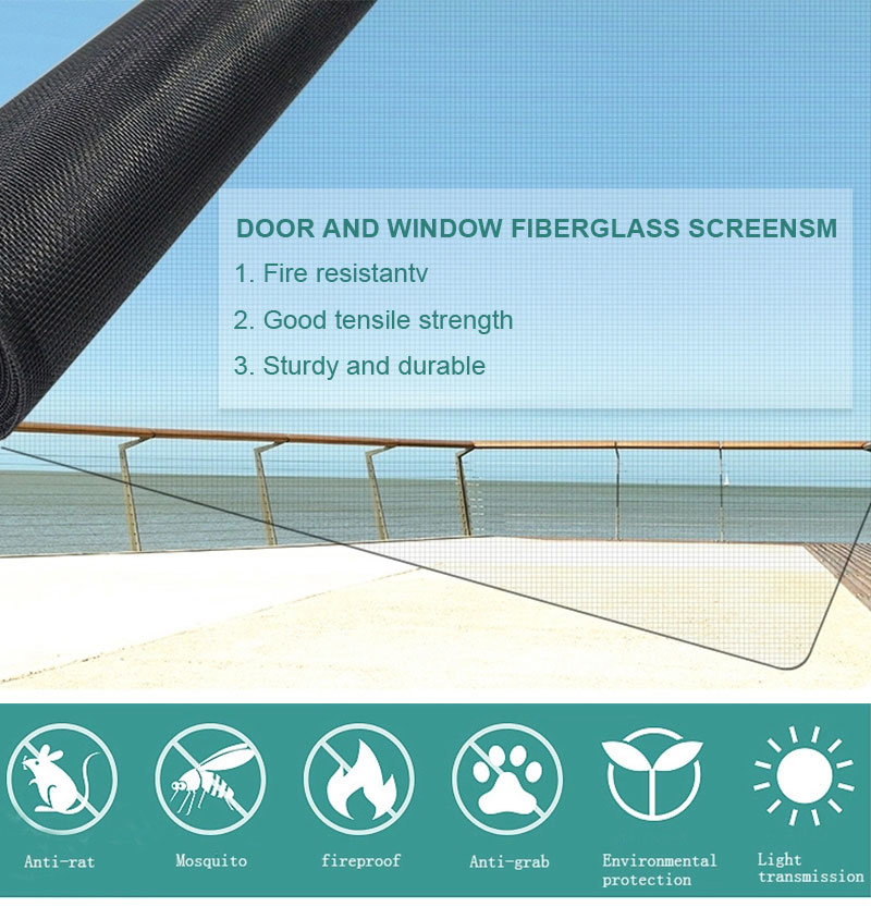Fiberglass Window Screen, Fiberglass Material Residential Insect Screen