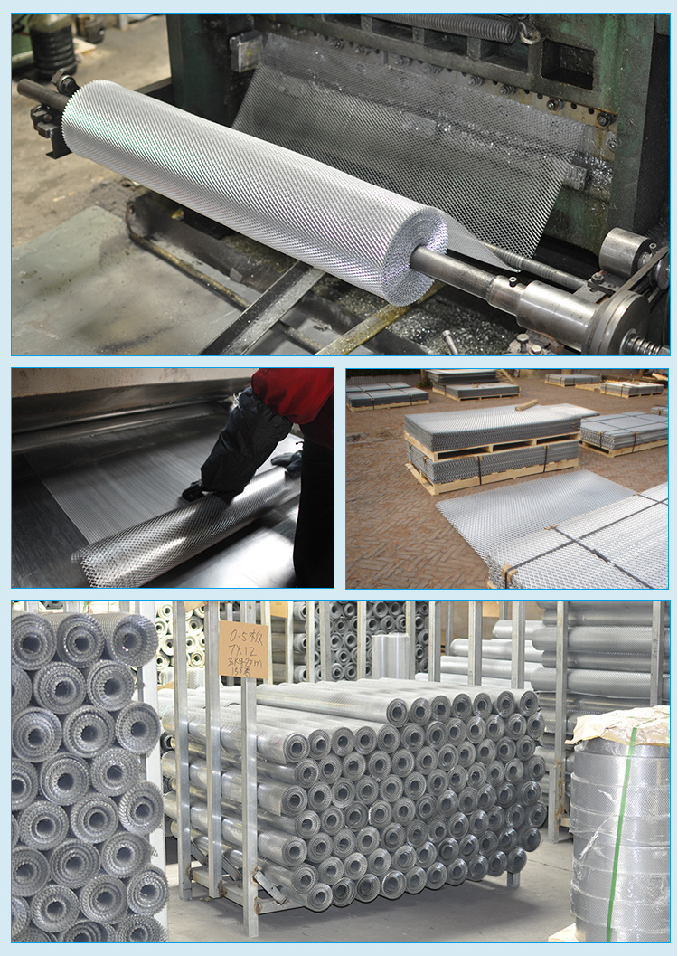 Stretched Aluminum Expanded Metal Mesh