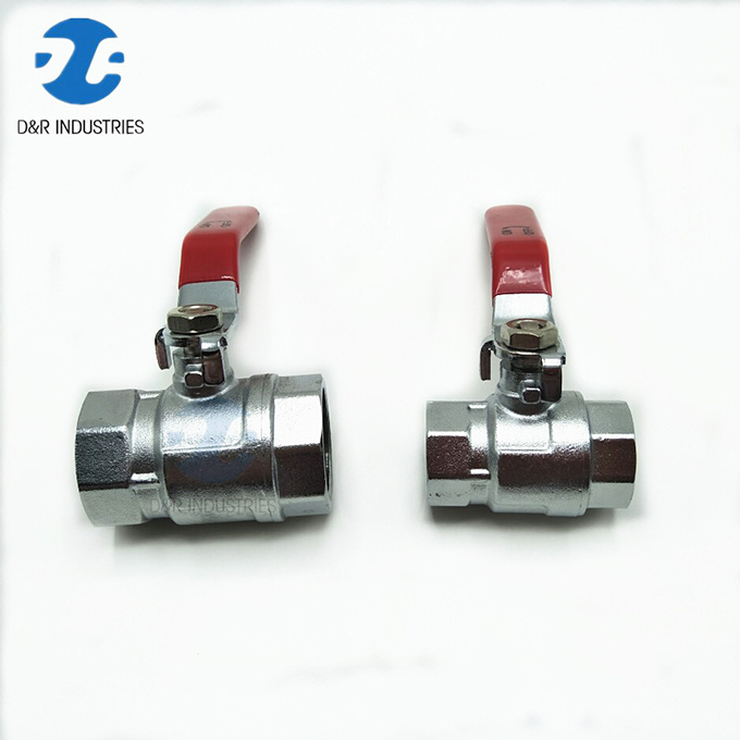 Female Thread 3/4 Inch Water Brass Ball Valve with Lockable (DR1046)