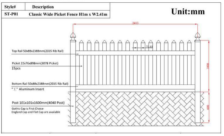 High Quality Plastic Garden Fence, Garden Fence Panels
