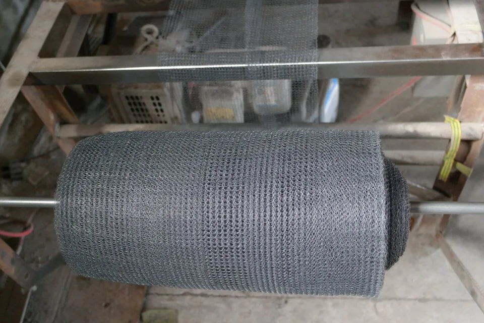 Knitted Wire Mesh for Calendared Mesh & Mesh Core Cable