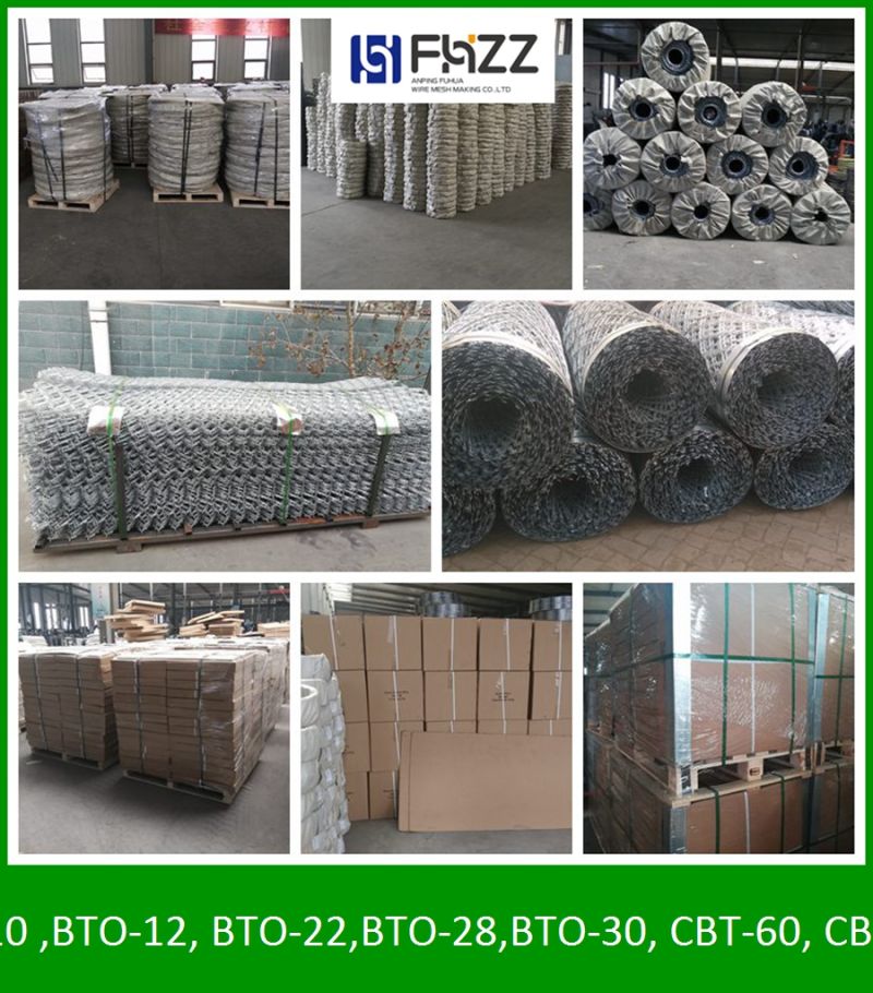 Hot Galvanized Chain Link Concertina Security Razor Wire Fence