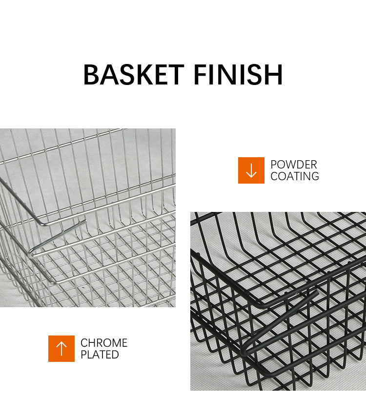 Small Wire Mesh Metal Hand Shopping Basket