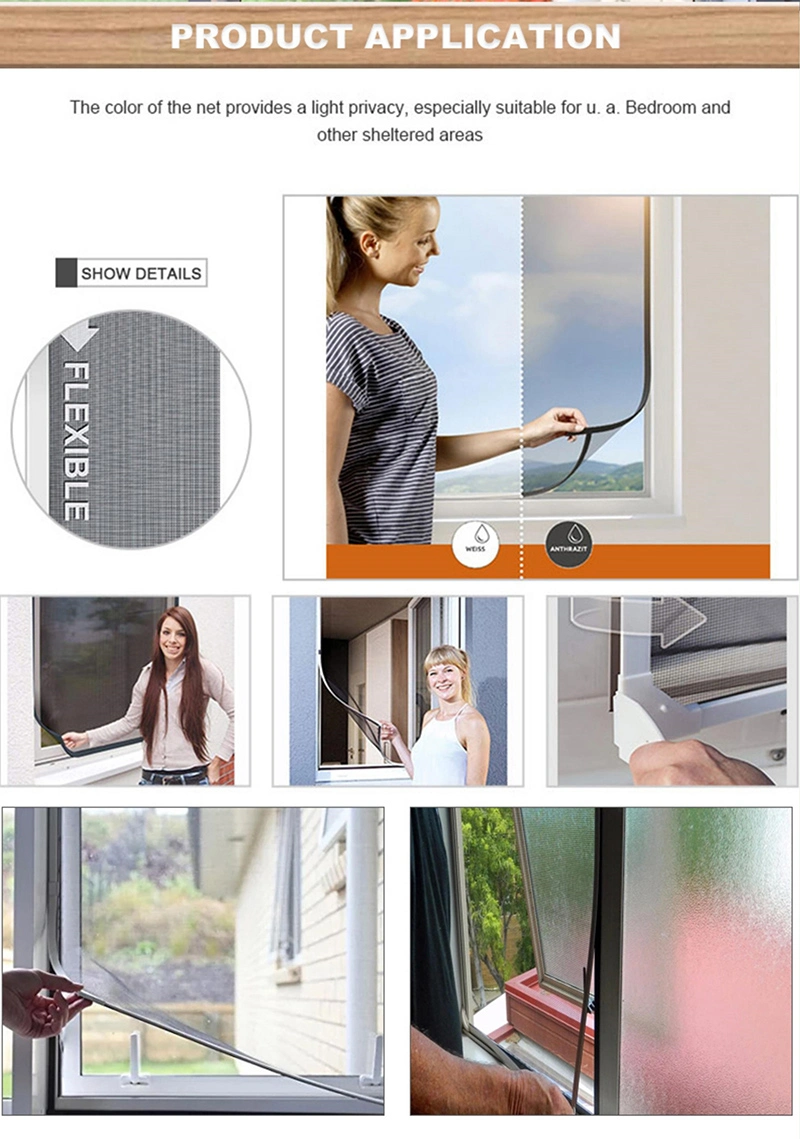 Magnetic Screen Window Anti Mosquito Net Window Insect Screen Window