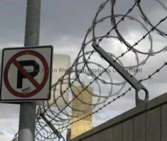 China Supplier Galvanized Razor Barbed Wire Coil Razor Wire