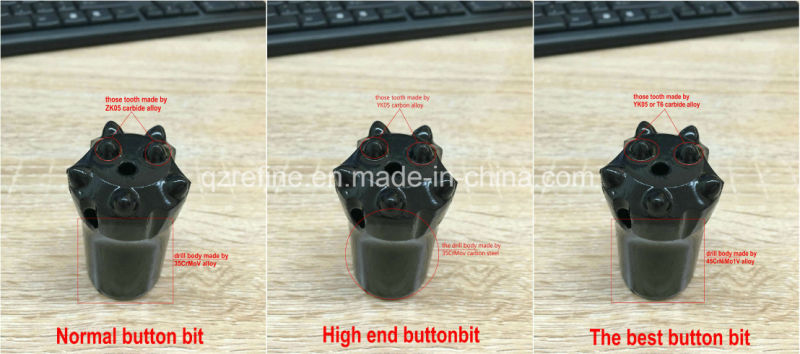 36mm 8 Buttons Insert 7/11/12degree High Quality Bore Bits
