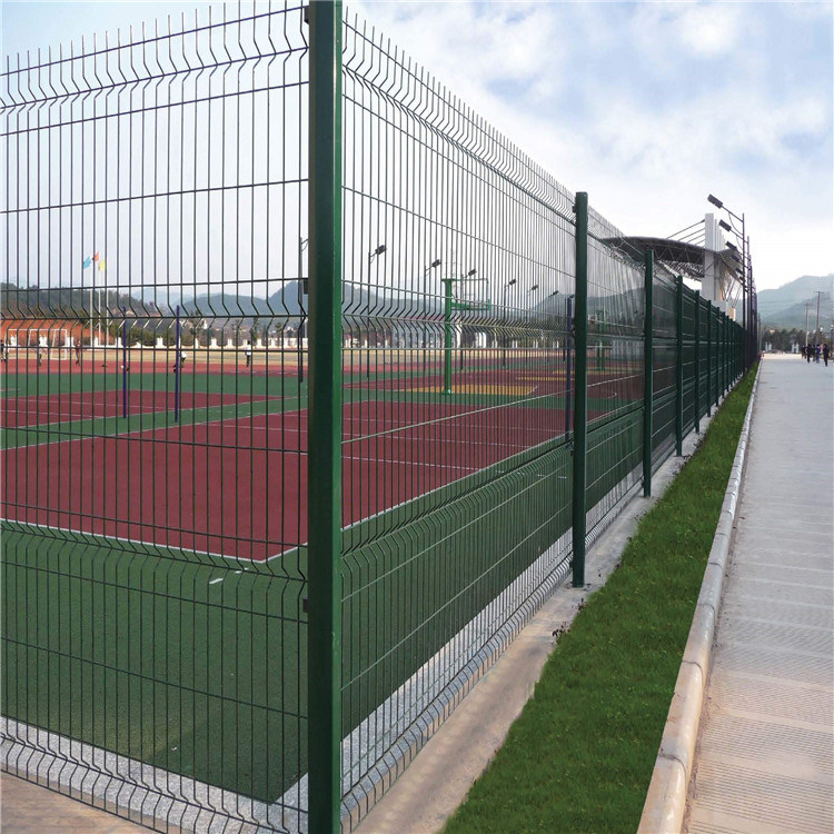 Commercial Welded Wire Mesh Fence 3D Curved Fencing