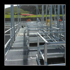 Professional Steel Grating Manufacturer Iron Material Hot Galvanized Steel Grating