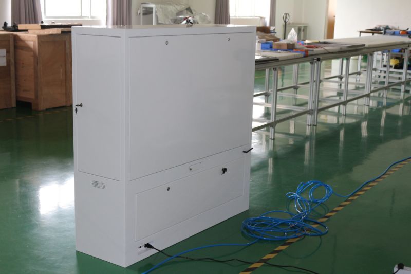 Transparent LCD Screen Cabinet with Touch Screen