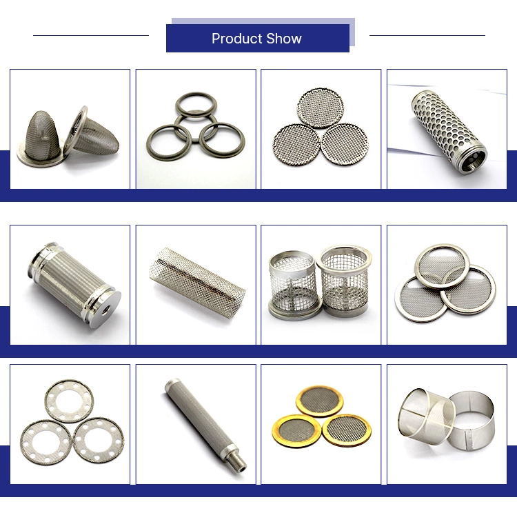 Customized Circle Stainless Steel Wire Mesh Filter for Machine Filtration